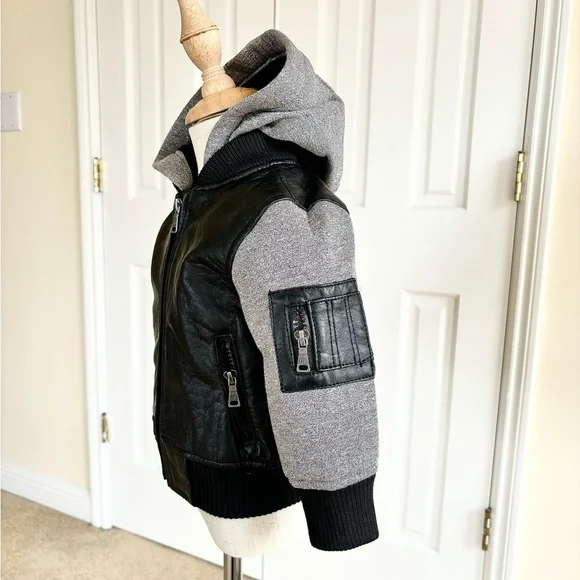 Toddler Leather Jacket - Size 18 Months - Picture 4 of 7